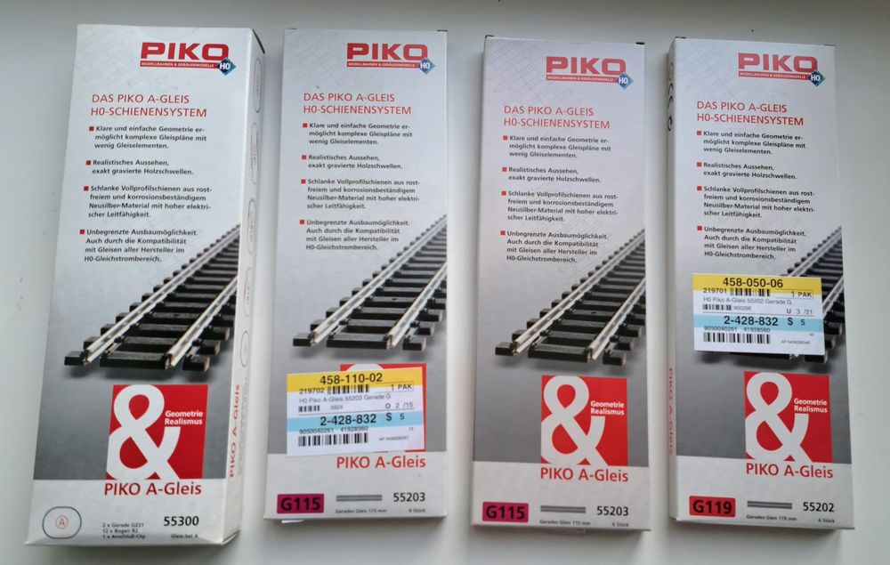 Рельсы PIKO HO (1:87)