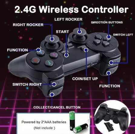 Consola de jogos sem fios retro 64GB