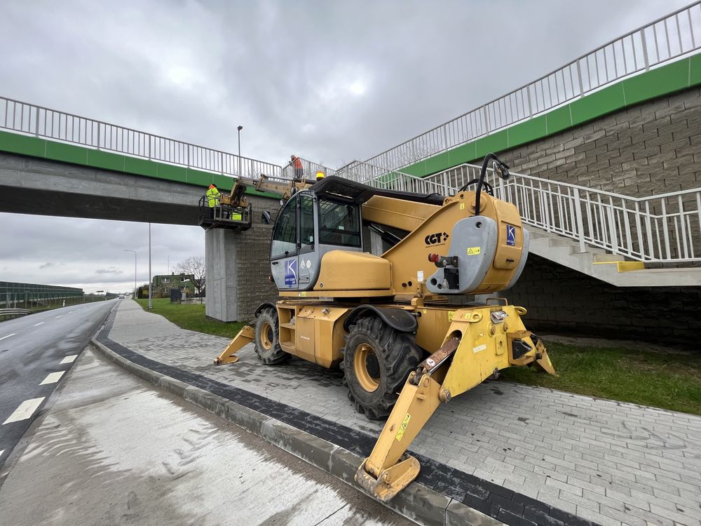 Wynajem ładowarki teleskopowej załadunek rozładunek kosz 4t, 17m