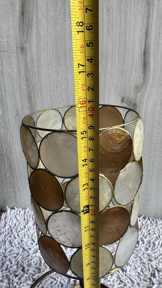Lampa Vintage z metalowym kloszem