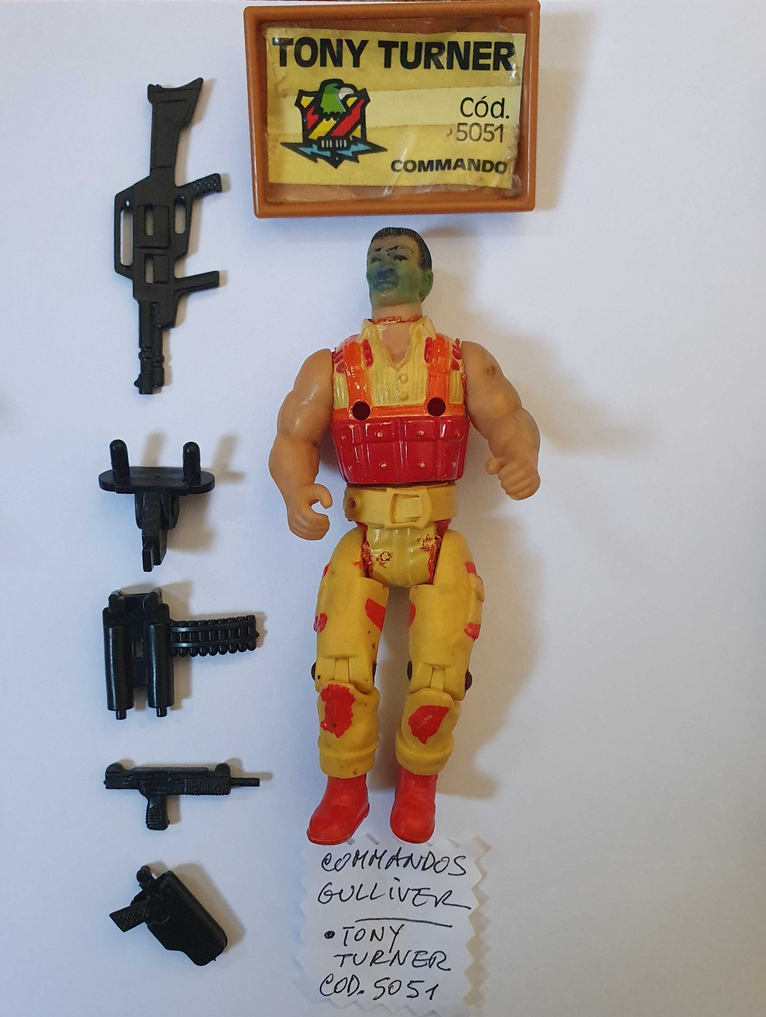Figuras SOS Comandos Contra o Terror - Gulliver Toys, FANABRI, Anos 80