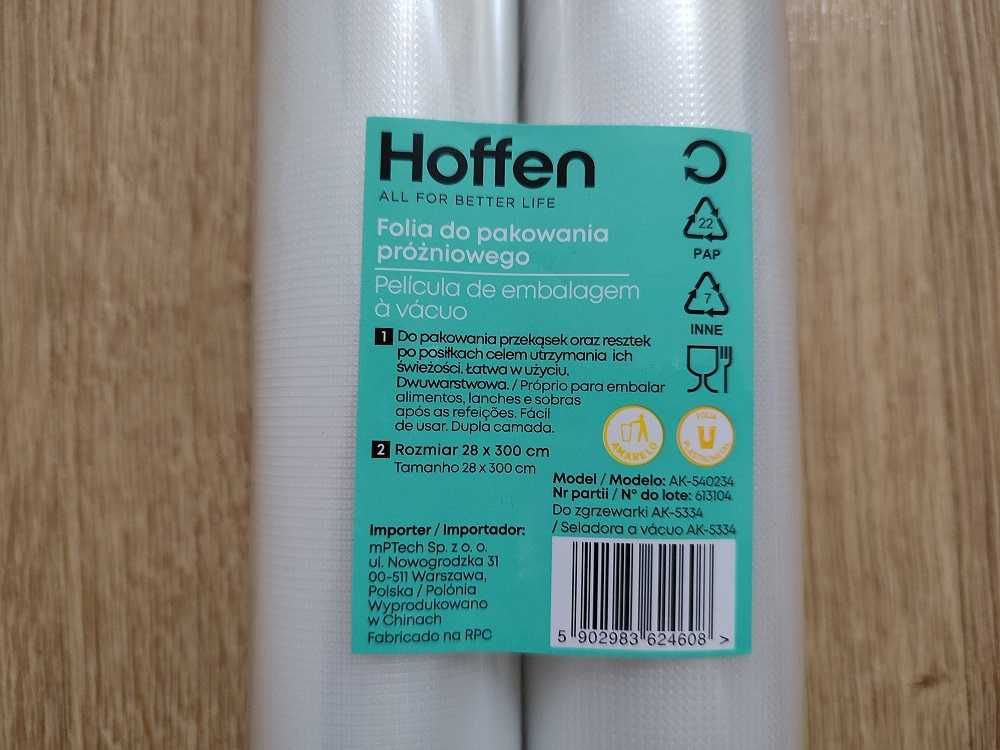 Folia do pakowania próżniowego HOFFEN 2szt. 28x300