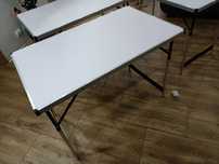 Stół stolik aluminiowy wielofunkcyjny 3 sztuki
