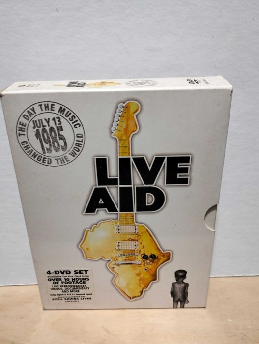 Live Aid - 4 DVDs em muito bom estado Dvds como novos