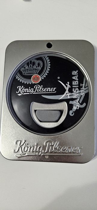 Unikatowy Pilsner König Sansibar otwieracz w puszce