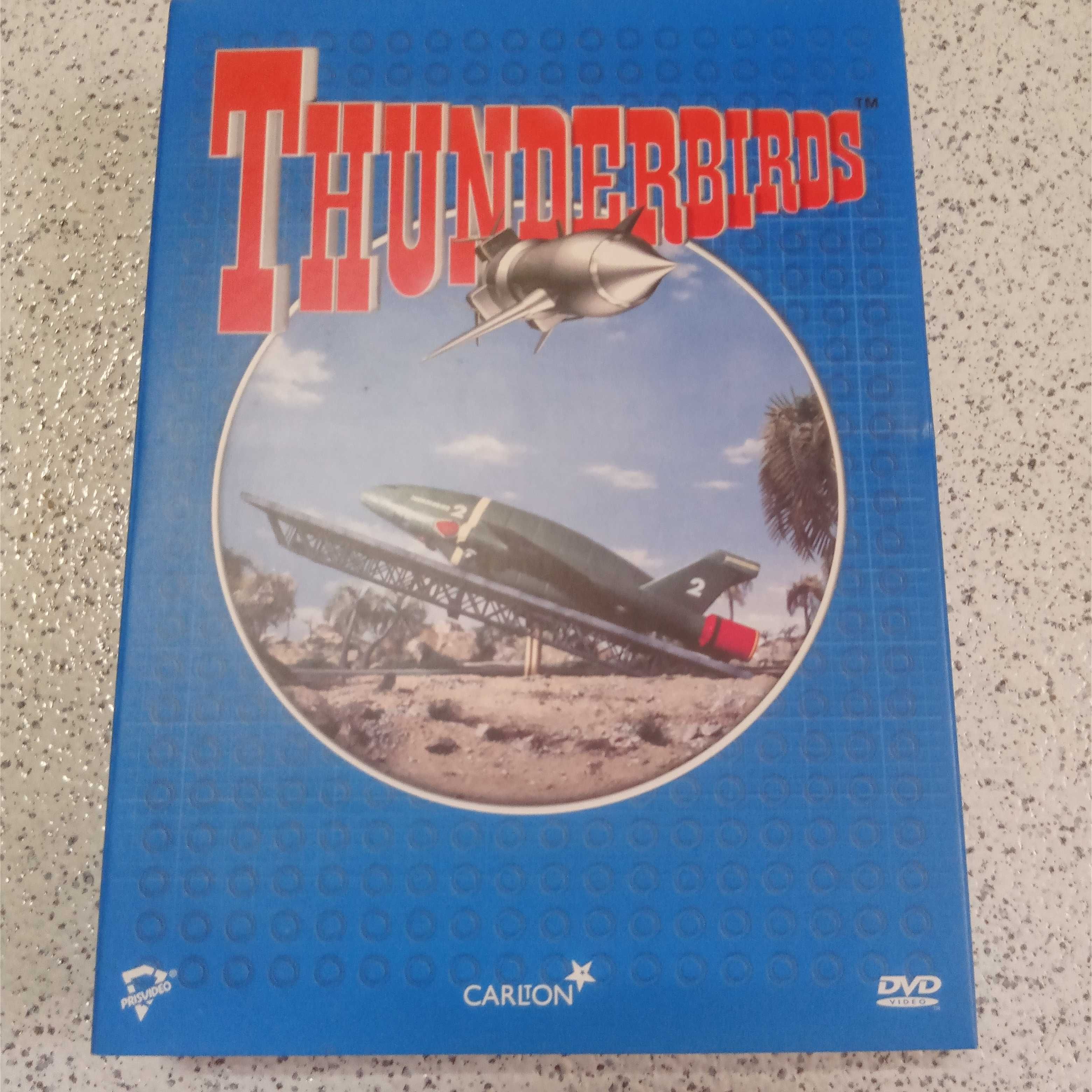 Série Completa "Thunderbirds", com 8 DVDs/Box Rara!