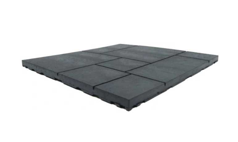 Podest tarasowy płytka tarasowa ciemna 30x30 beton kostka