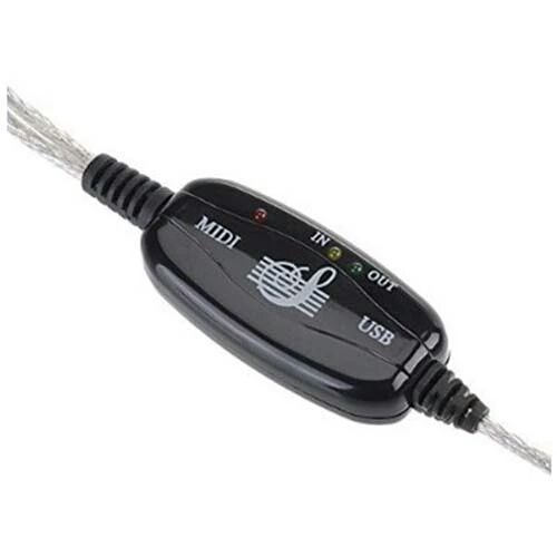 Cabo para ligar midi usb, usb midi - Novo