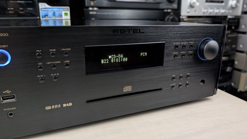 ROTEL RCX-1500 wysokiej kasy amplituner stereo z funkcjami sieciowymi