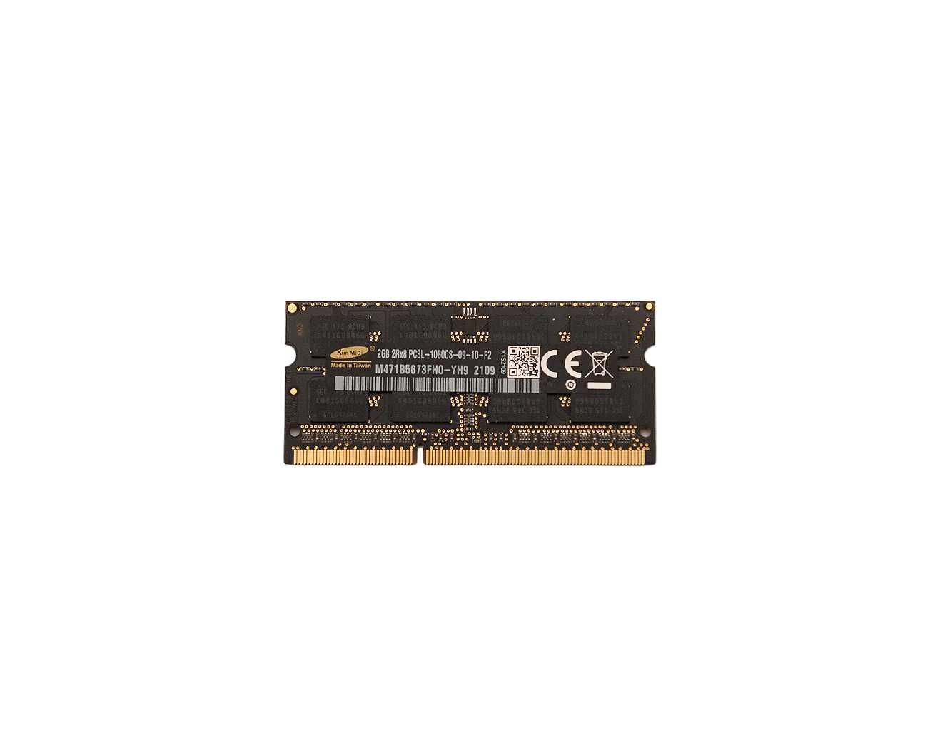 Memória Ram SODIMM Samsung DDR3L 2GB 10600S M471B5673FH0-YH9 2109