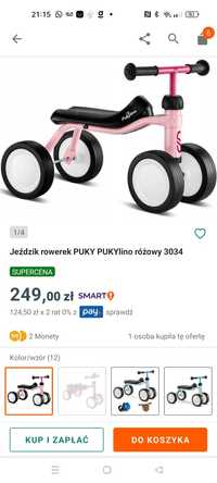 Jeździk pchacz odpychacz puky pukylino