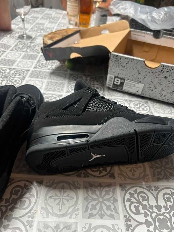 Nike Air Jordan 4 Retro Black Eu 43