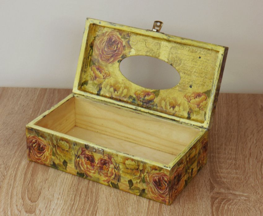 Chustecznik decoupage