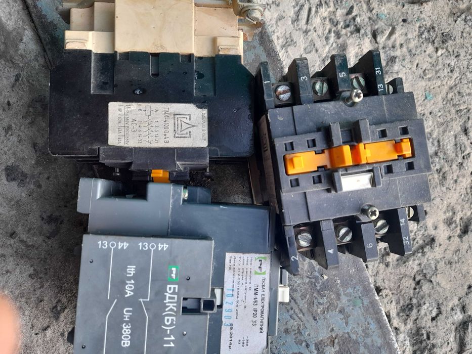 Магнітні пускачі, контактори асортимент