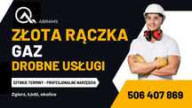 Podłączanie kuchenek gazowych, Złota rączka, Drobne usługi.