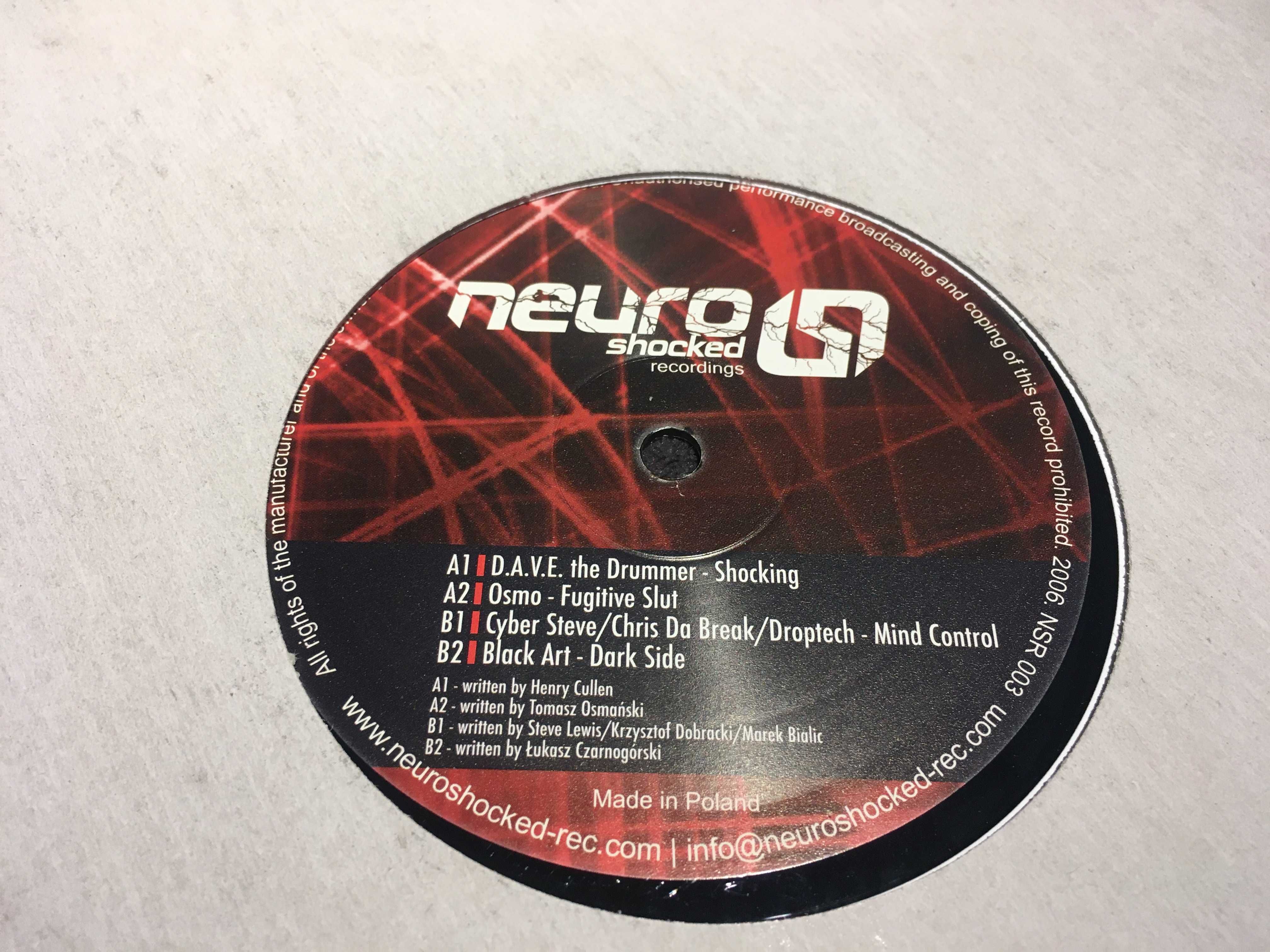 Płyta winylowa Neuro Shocked- D.a.v.e the Drummer, Osmo... TECHNO