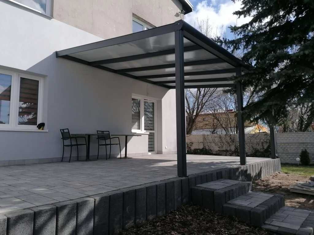 Zadaszenie aluminiowe PRO z dachem poliwęglanowym 300x1206 m