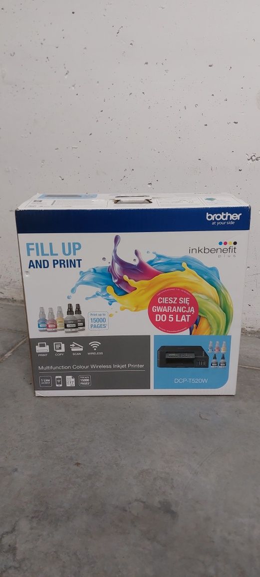 NOWA Drukarka wielofunkcyjna. Brother DCP-T520W