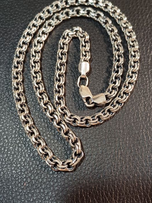 Мужская серебряная цепочка