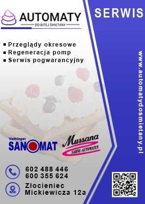 Maszyna Ubijaczka Automat bitej Śmietany Mussana Boy Microtronic 4 lit