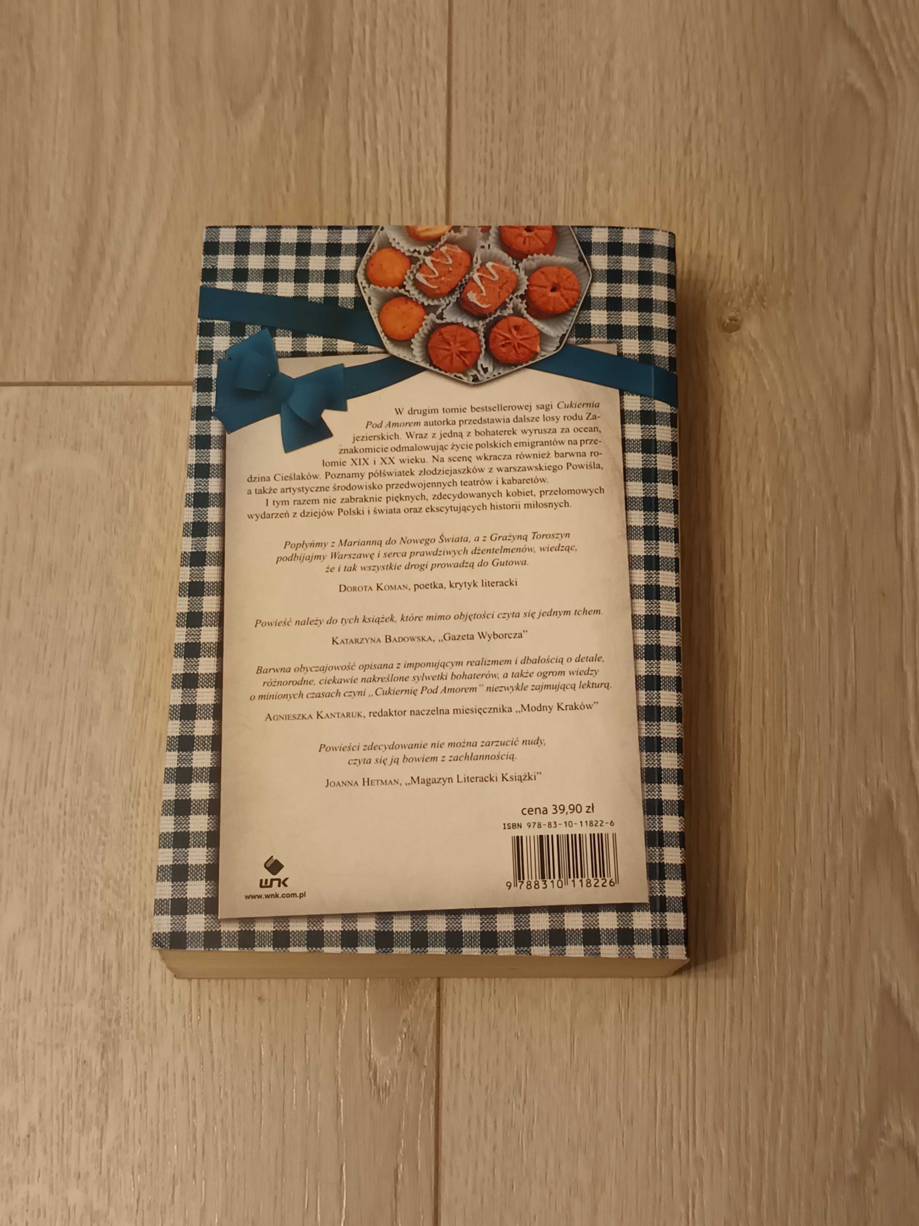 Książka - Cukiernia pod amorem - Cieślakowie