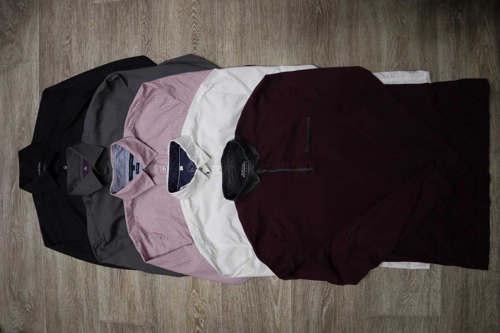 Чоловічі сорочки з довгим рукавом, розмір L