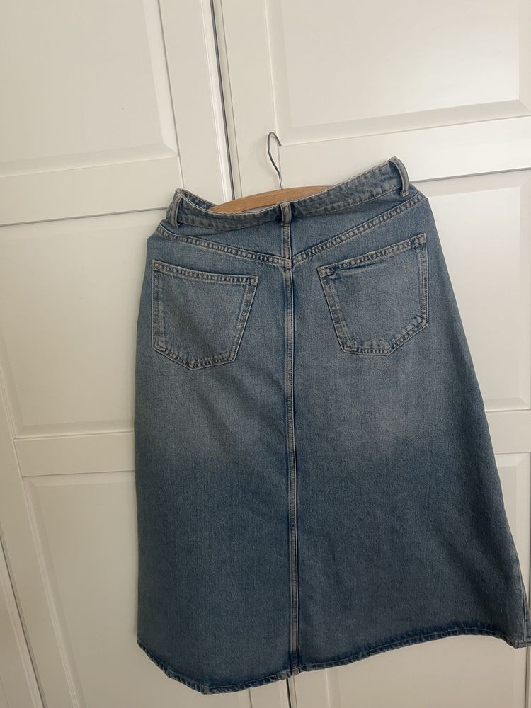 Spodnica midi jeans ZARA