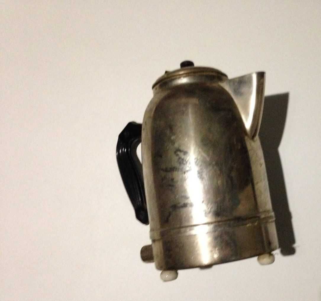 старинный чайник 1952, металлический чайник, электрочайник СССР