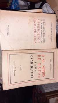 Norton Mattos e sua candidatura dois livros 1948