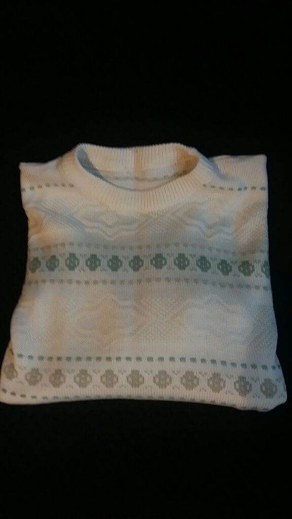 Sweter kremowy Vintage