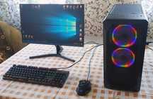 Системный блок+монитор,Intel Core i7-9700KF, RX 570, RAM=16Gb,SSD,HDD!