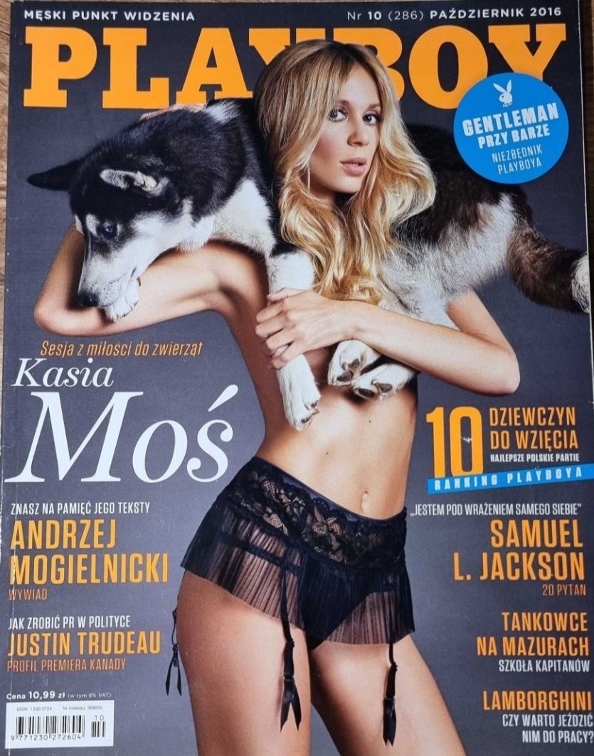 Playboy Październik 2016 Kasia Moś / Lauren Estrada i Polina Putilova