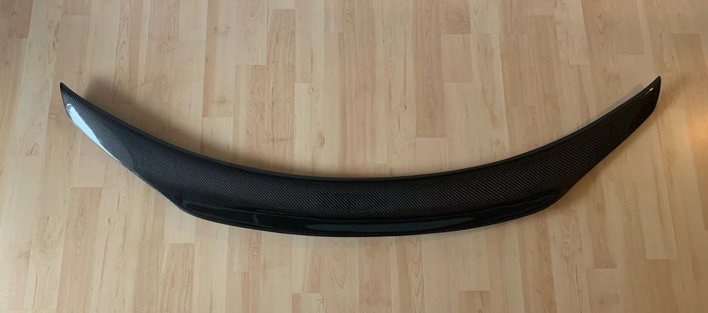 Mercedes w205 c63 aleiron lip spoiler mala amg Preto Brilhante