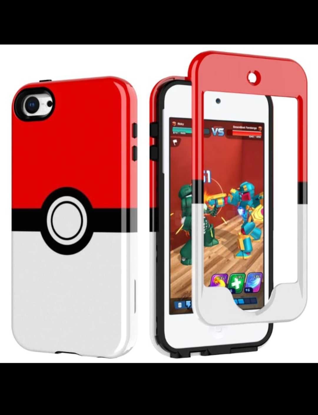 Capa pokemon i phone apple touch 5, 6 e 7