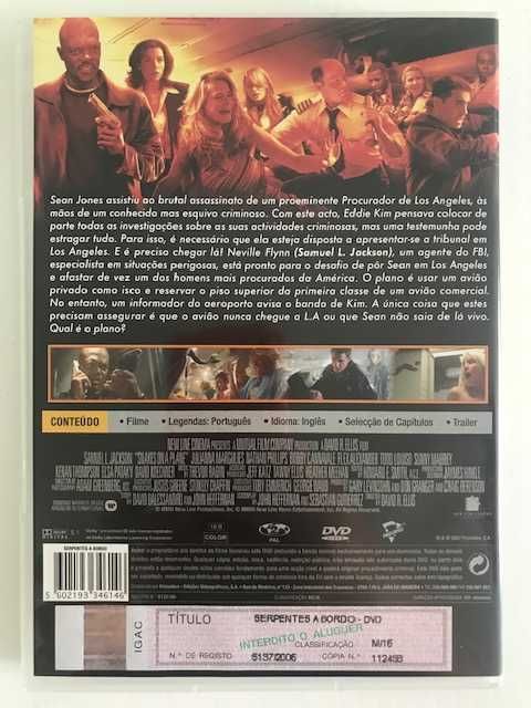 DVD Serpentes a Bordo