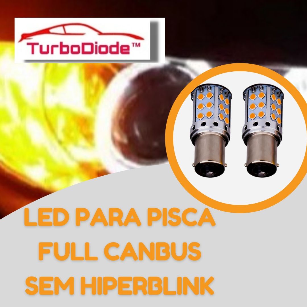 Led piscas full canbus sem hiperblink 3000lm