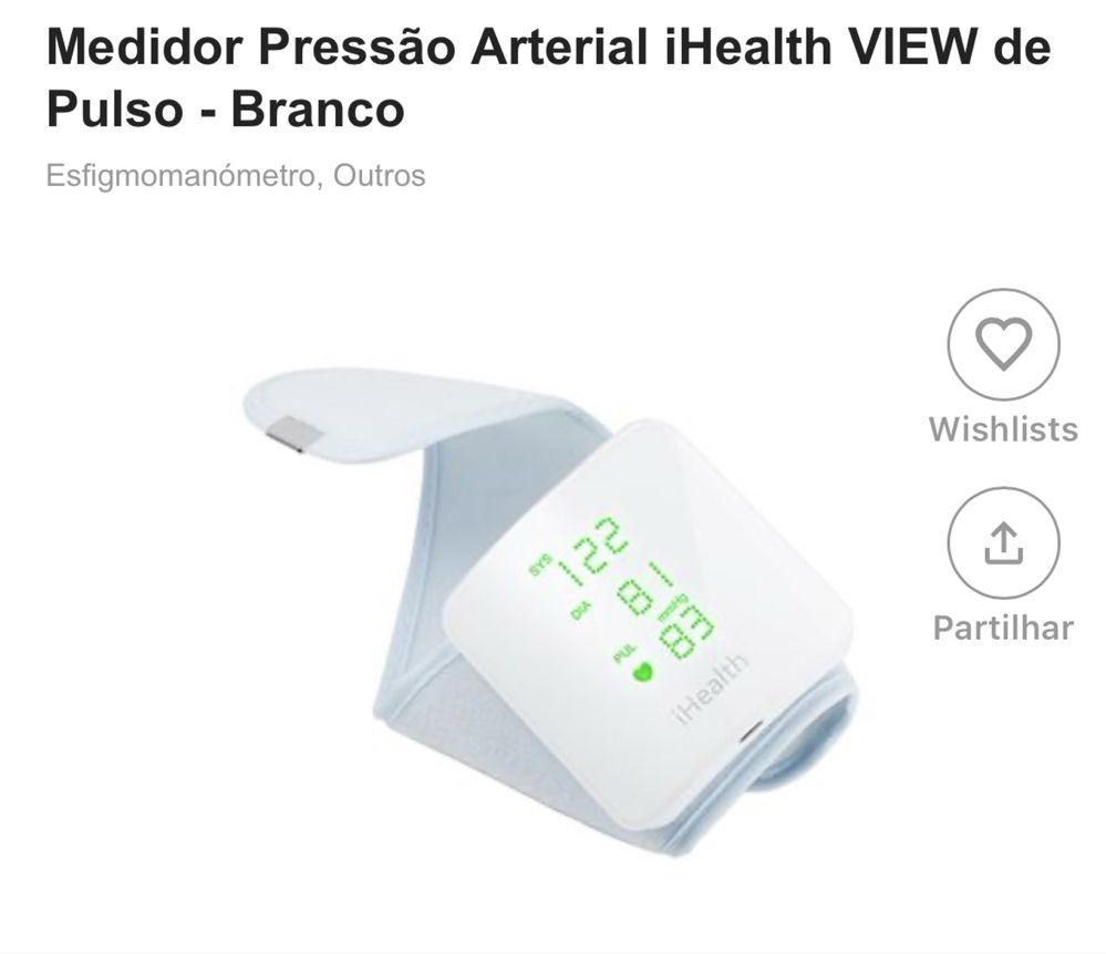 IHealth - Medidor Pressão Arterial