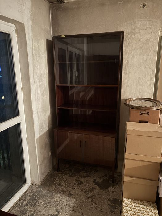 Meble z PRL-u drewniane fornirowane - 6 elementów