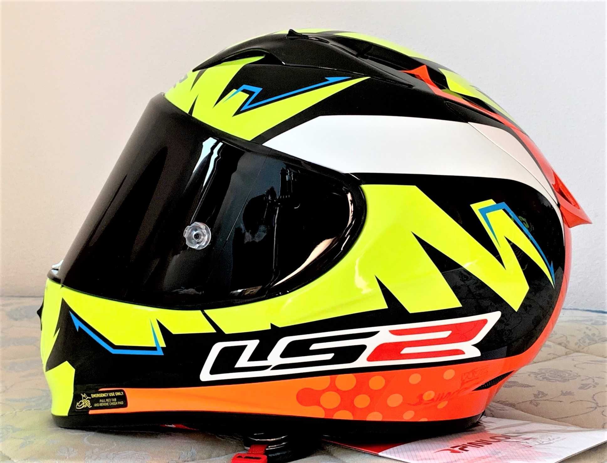 Capacete NOVO Ls2 Arrow R Viñales Carbon (52% Desconto) Tam XXS