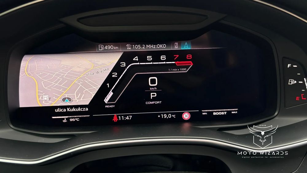 Polskie Menu Konwersja USA EU Audi A3 S4 A4 S5 RS5 A5 S6 RS6 A6 Q8 Q3 Q5 SQ5 SQ7 Q7 Q8 SQ8