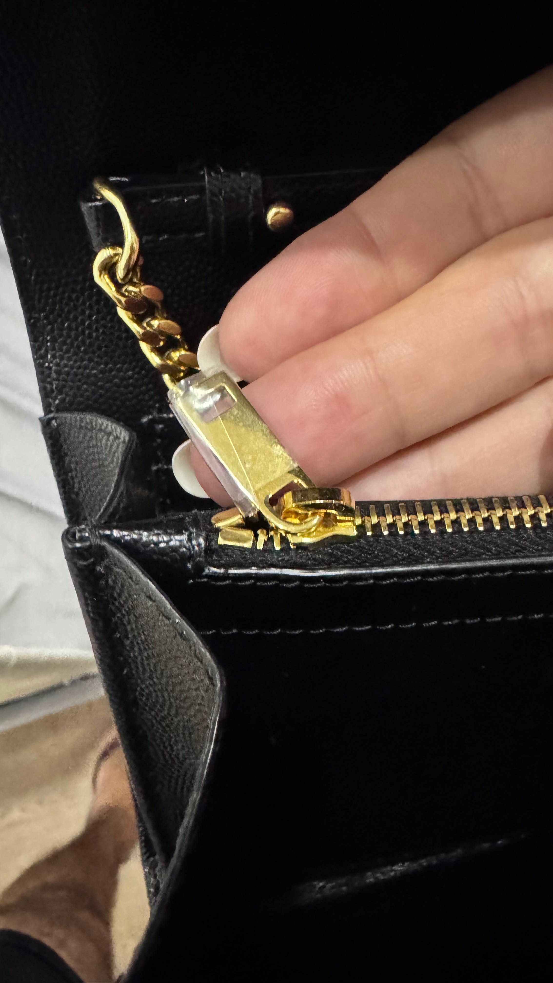 Mala Yves Saint Laurent Cassandra Wallet On Chain - original
