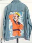 #cropp #naruto kurtka jeansowa niebieska L #anime unisex oversize