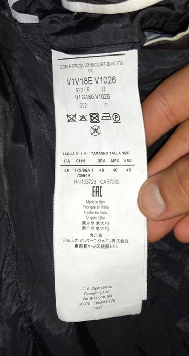 Оригінальний піджак Emporio Armani, David Line