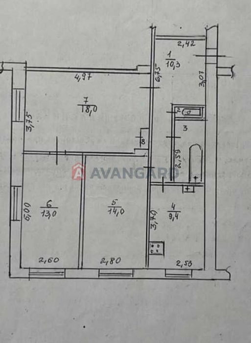 Продається 3-кімнатна квартира вул.Медицинская (СЕРТИФІКАТ)