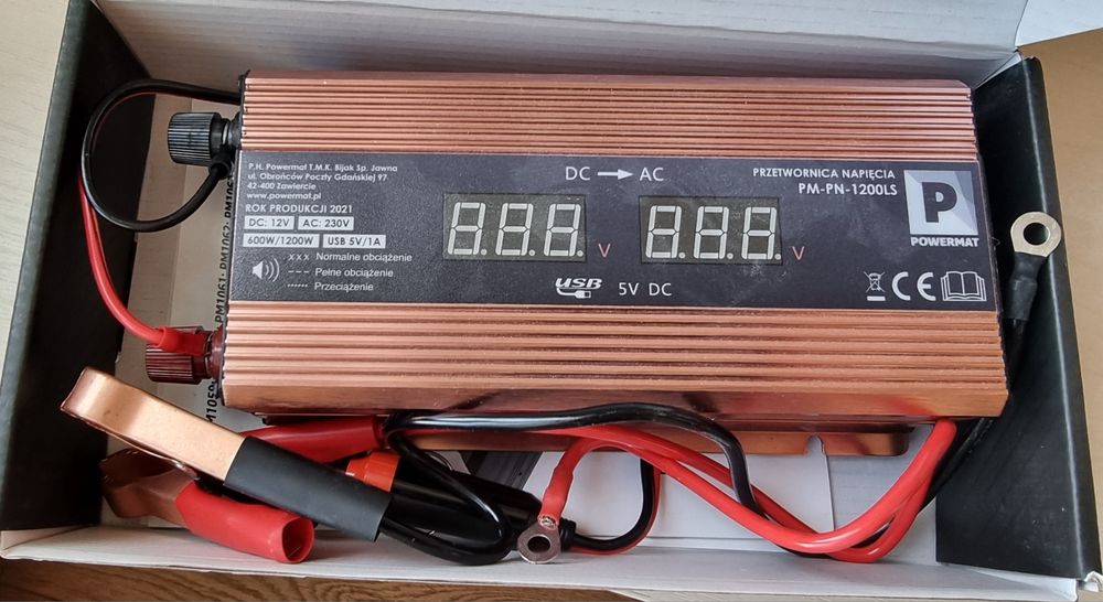 Powermat PM-PN-1200LS автомобільний інвертор