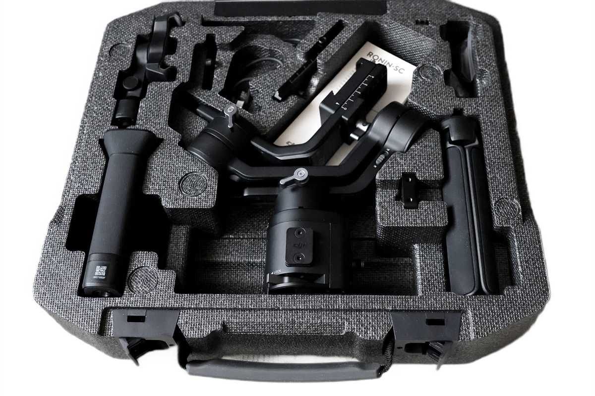Gimbal DJ.RONIN.SC. Komplet jak ze sklepu.Użyty 2 razy. Na gwarancji.