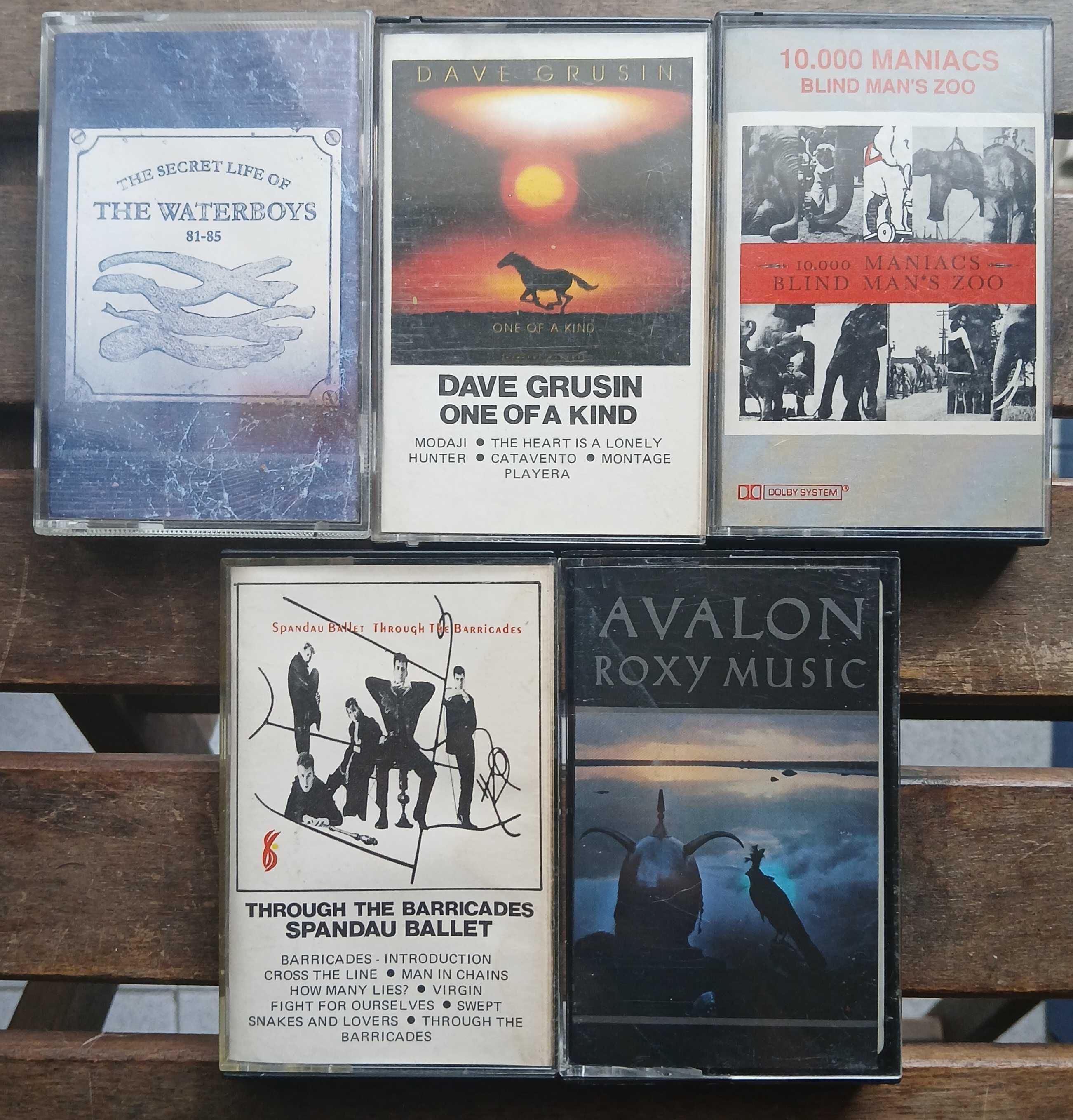 5 Cassetes Música Roxy Music, Spandau Ballet...