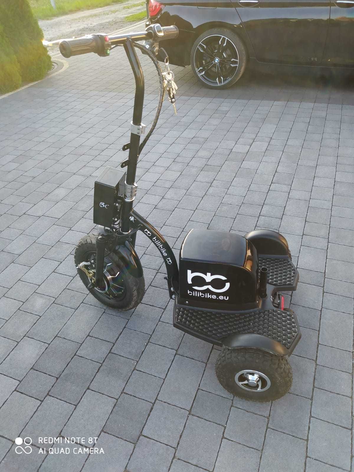 Hulajnoga skuter elektryczny Bilibike.eu 500 48V 22.3Ah 3 kołowy