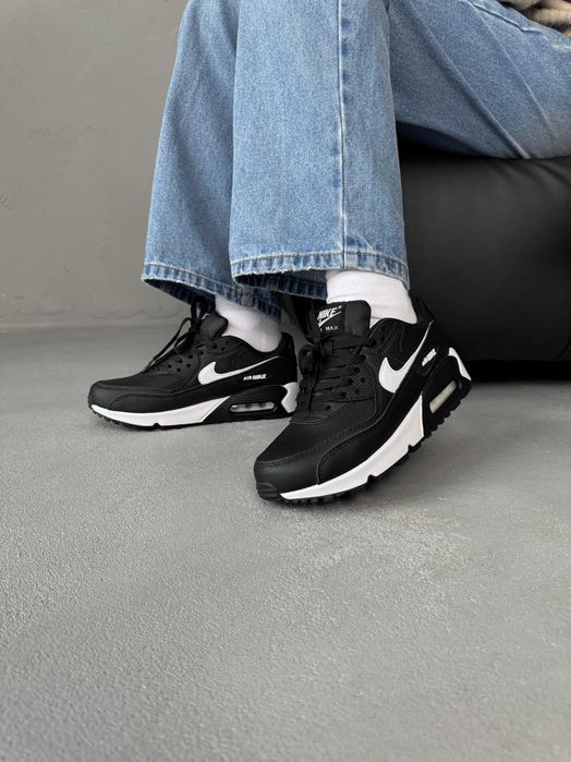 Кросівки Nike Air Max 90 Classic Black/White premium