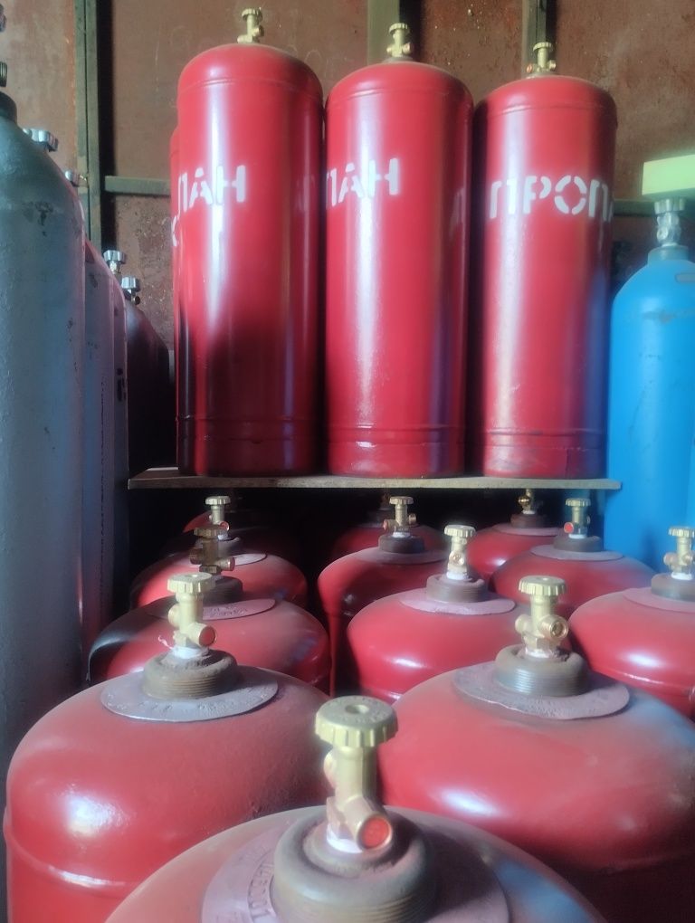 Балони  газові 50л, 27л б/у атестовані і нові